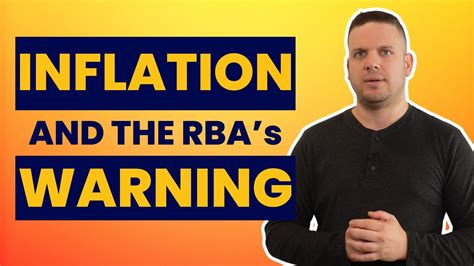 Inflation And The Rbas Warning Youtube