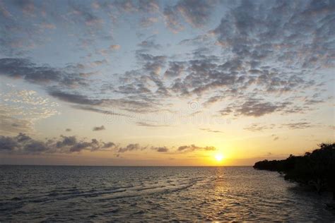 Zanzibar Sunset stock image. Image of water, light, holiday - 1484395