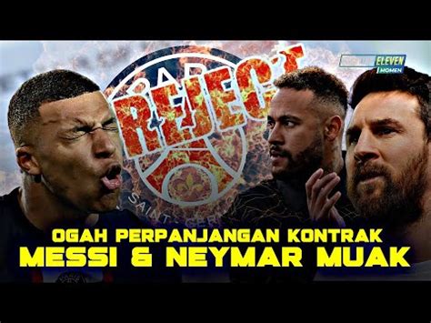 Muak Dengan Mbappe Messi Dan Neymar Siap Hengkang Dari Psg Youtube