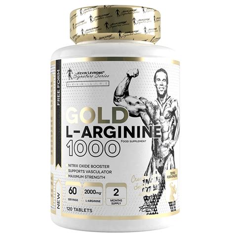 Kevin Levrone L Arginine, 120 Tablets, Provides as Much as 4000 Mg of ...