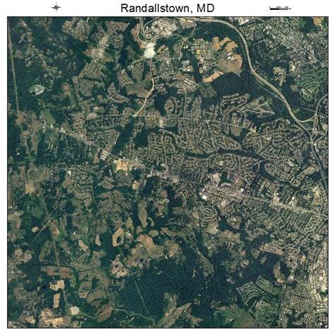 Aerial Photography Map of Randallstown, MD Maryland