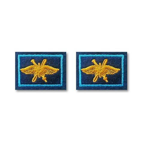 Петлицы Воздушно-космических сил Российской Федерации (ВКС). С липучкой ...