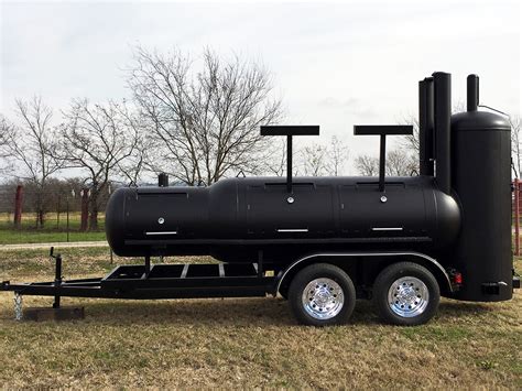 36″ Single Trailer Johnson Custom Bbq Smokers