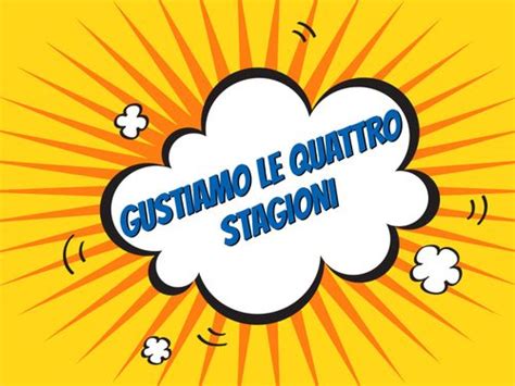 Book Creator GUSTIAMO LE QUATTRO STAGIONI