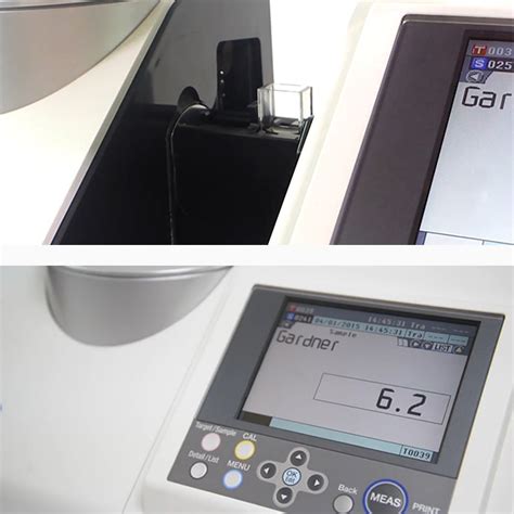 Color Measurement Of Liquid Chemical Using Gardner Color Scale Konica