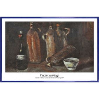 Poster Encadré Vincent Van Gogh Nature Morte Avec Quatre Cruches Et