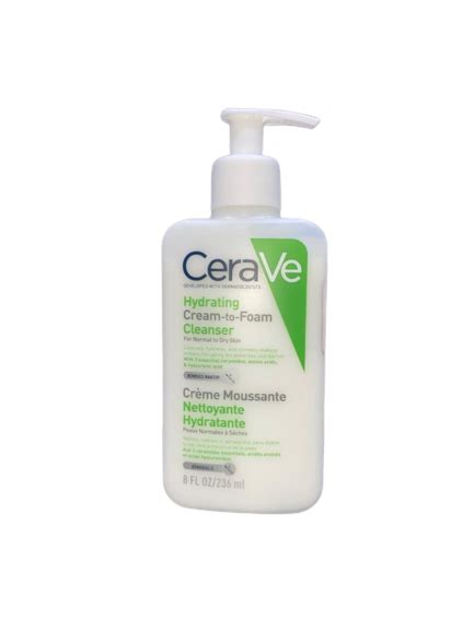 Cerave Hydrating Cream To Foam Cleanser 236ml Wellness Pro