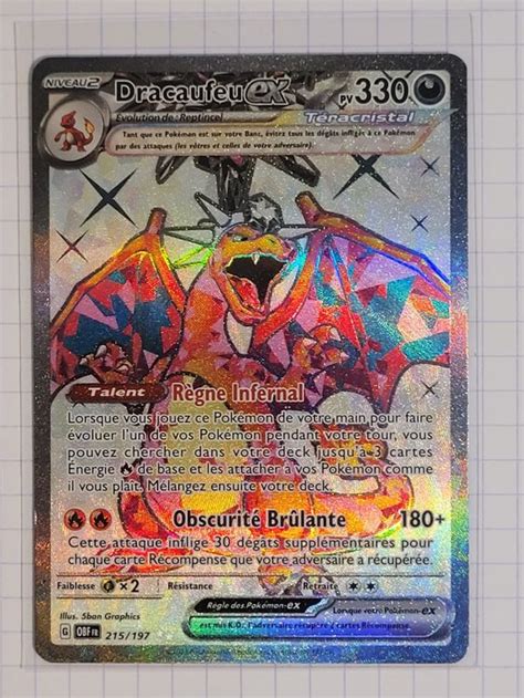 Carte Pokémon Dracaufeu Ex 215197 Ev3 Flammes Obsidiennes Kaufen Auf Ricardo