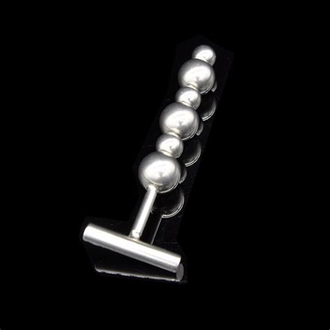 Stainless Steel Anal Plug Metal Solid Butt Plug Anal Beads Prostate