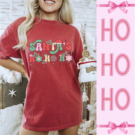 Santas Ho Ho Hos Christmas Shirt Cute Christmas Shirt Funny