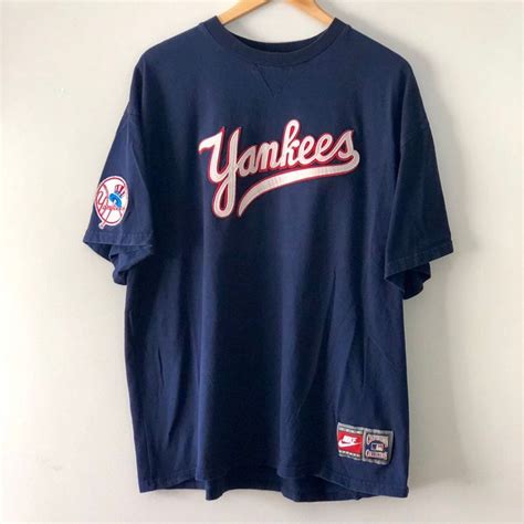 Vintage 90 S New York Yankees Nike T Shirt SZ XL Etsy Yankees T