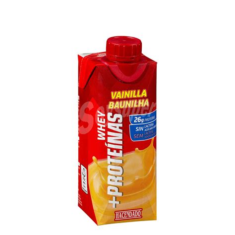 Hacendado Batido Sabor Vainilla Proteinas Brick 330 Ml