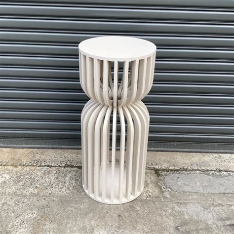 Nude Solange Ripple Plinth Sweet Heavenly Events Hire