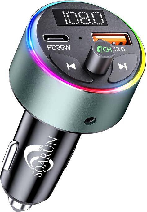 Amazon Syncwire Bluetooth Fm Transmitter Car Adapter W Pd