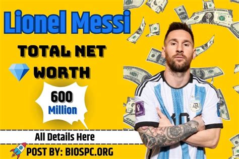 Patrimonio neto de Lionel Messi 2023 Quién es más rico Lionel Messi