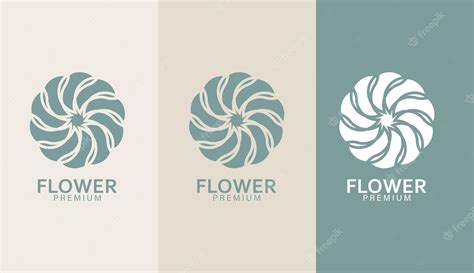 Premium Vector | Flower creative company logo design