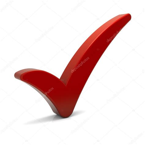 Red Check Mark — Stock Photo © OutStyle #3955869 