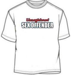 Unregistered Sex Offender T Shirt TeesNThings