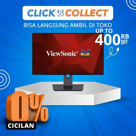 Jual Monitor LED Viewsonic VX2480 SHDJ 24 IPS 1080 75Hz VGA HDMI DP