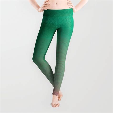 The Valley Leggings Green Leggings Colorful Leggings Lime Green