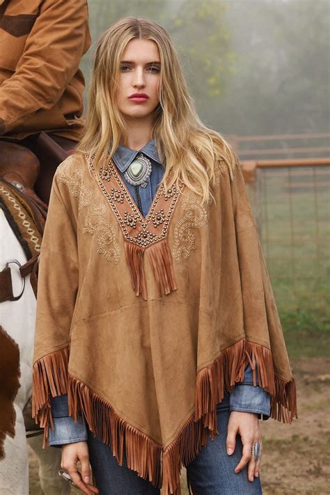 Cowpuncher Poncho Fashion Poncho Western Wear