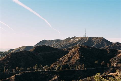 Free Photo Blue Sky Daylight Hollywood Landscape Los Angeles