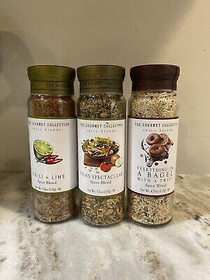 The Gourmet Collection Spice Blend Qty Of 3 Expires 2025 EBay