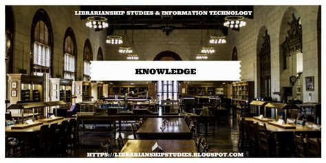 librarianship studies information technology knowledge