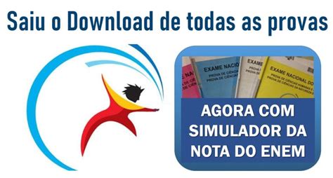Enem Download Provas - Faça o download das provas do Enem e do gabarito oficial