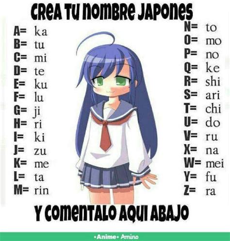 Crea Tu Nombre En Japones Anime Amino