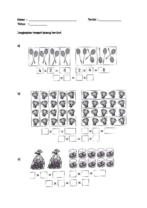 Latihan Matematik Darab Tahun 2 Pdfcoffeecom