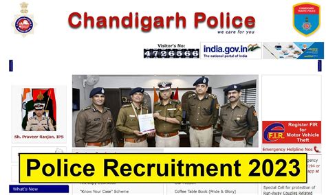 Chandigarh Job In 2023 For 700 Police Constable Vacancy