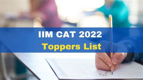 IIM CAT 2022 Toppers List 11 Candidates Score 100 Percentile Check