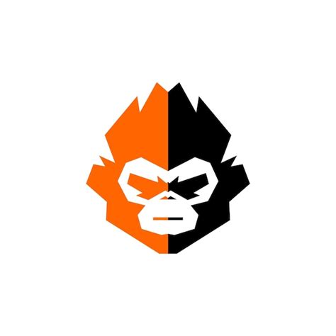 Premium Vector | Gorillaz logo design for gaming and zoo