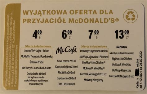 Bonifikarta McDonalds Gdynia Kup Teraz Na Allegro Lokalnie