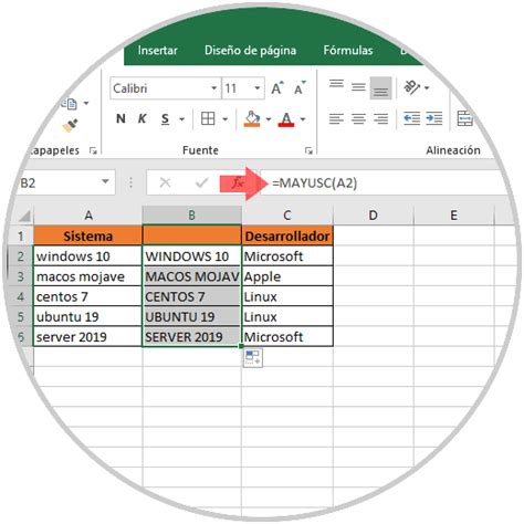 Cambiar De Min Sculas A May Sculas En Excel Solvetic