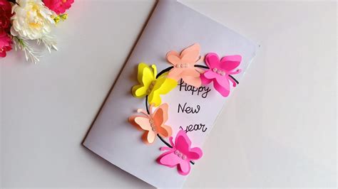 Beautiful Handmade Happy New Year 2019 Card Idea. DIY Greeting Cards ...