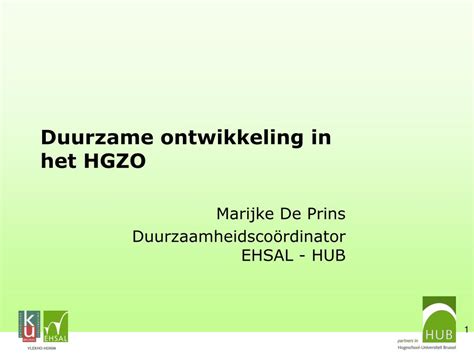 Ppt Duurzame Ontwikkeling In Het Hgzo Powerpoint Presentation Free