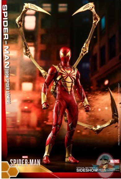 Marvel Spider Man Iron Spider Armor Figure Hot Toys Man Of Action Figures