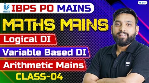 Ibps Po Mains Maths Mains Class 4 Variable Number Series Di