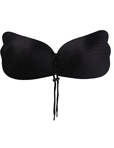 Ovesport Womens Strapless Invisible Bra Reusable Self Adhesive