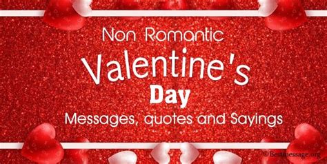 Non Romantic Valentines Day Messages Quotes And Sayings