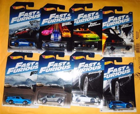 Hot Wheels Fast And The Furious Fast And Furious Fast Furious Set Lot Of