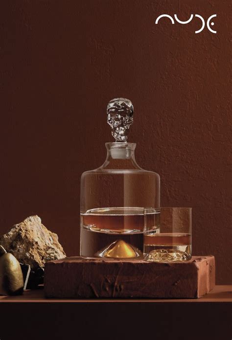 Shop NUDE Glass Whisky Carafes And Glasses In Glass Whisky Decanter Eclectic Art Prints