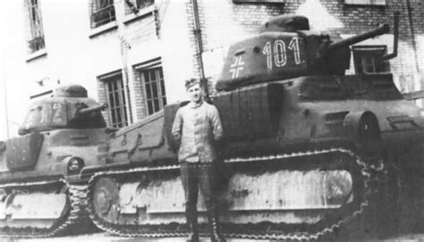 Captured French Somua S In German Service As Panzerkampfwagen S