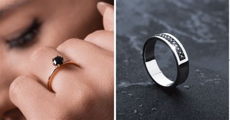 The Black Diamond Engagement Ring Trend-All You Need to Know | Jonathan ...