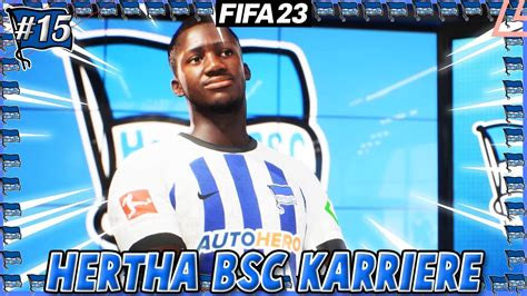 FIFA 23 KARRIERE HERTHA BSC 15 NEUE SPIELER YouTube