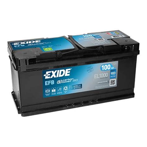 Exide EL1000 100Ah Start&Stop EFB akku - Akku-Ania