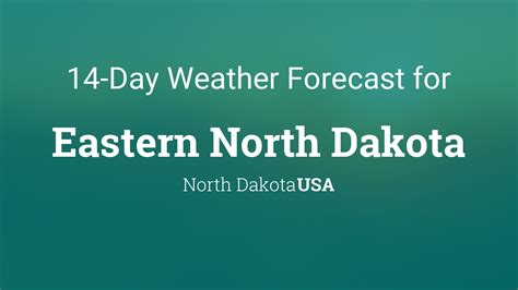 Eastern North Dakota, North Dakota, USA 14 day weather forecast