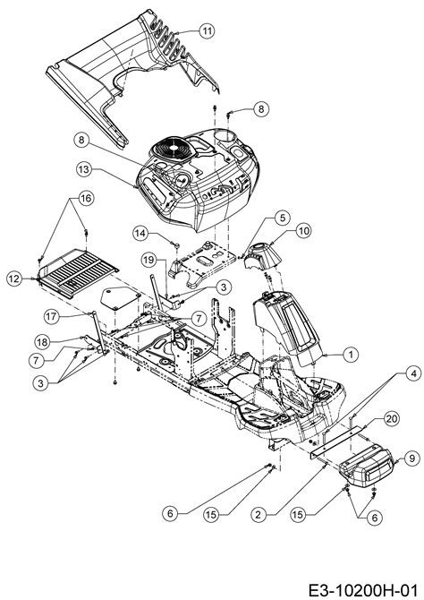 MTD Minirider 76 RDE Verkleidungen 13A726SD600 2020